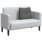vidaXL Μαξιλάρι Πλάτης Σκούρο Γκρι 60 x 24 x 50 εκ ύφασμα