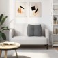 vidaXL Μαξιλάρι Πλάτης Σκούρο Γκρι 60 x 24 x 50 εκ ύφασμα