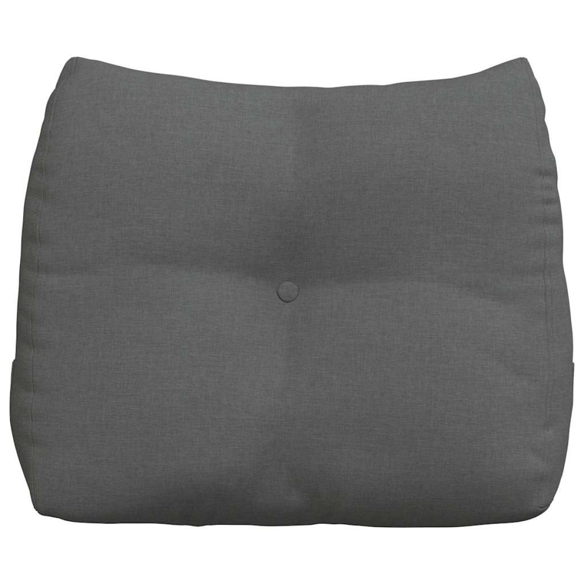 vidaXL Μαξιλάρι Πλάτης Σκούρο Γκρι 60 x 24 x 50 εκ ύφασμα