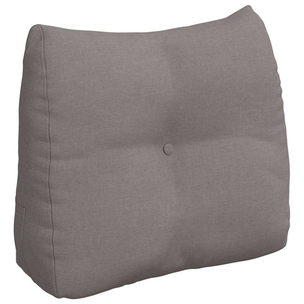 vidaXL Μαξιλάρι Πλάτης Taupe 60 x 24 x 50 εκ ύφασμα