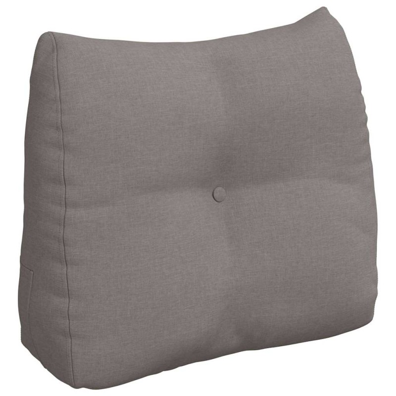vidaXL Μαξιλάρι Πλάτης Taupe 60 x 24 x 50 εκ ύφασμα