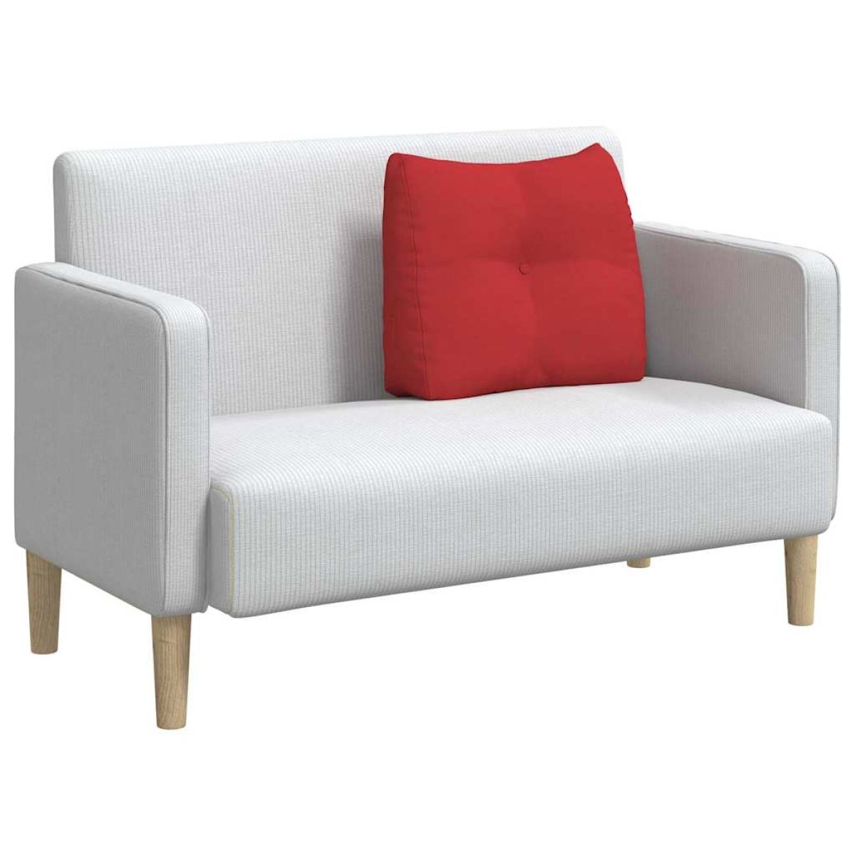 vidaXL Μαξιλάρι Πλάτης Κόκκινο 60 x 24 x 50 εκ ύφασμα