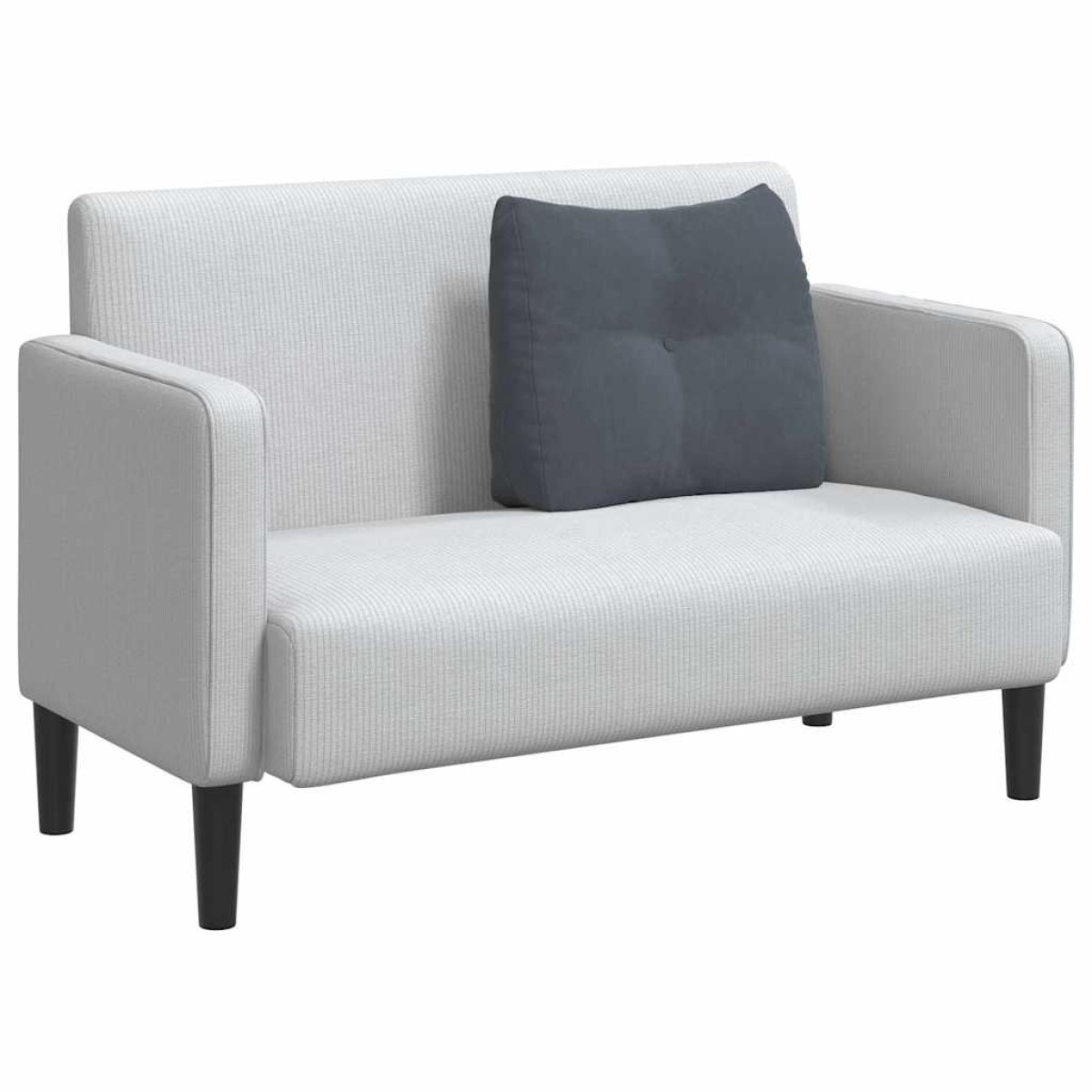 vidaXL Μαξιλάρι Πλάτης Σκούρο Γκρι 60 x 24 x 50 εκ Βελούδο
