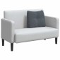vidaXL Μαξιλάρι Πλάτης Σκούρο Γκρι 60 x 24 x 50 εκ Βελούδο
