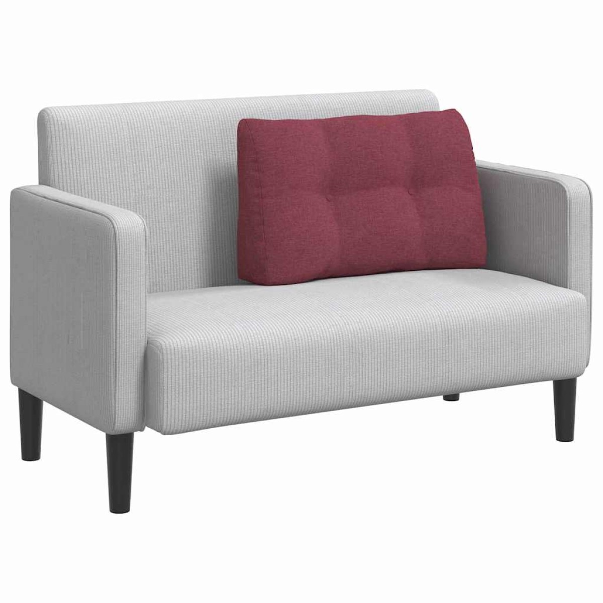 vidaXL Μαξιλάρι Πλάτης Κόκκινο 80 x 24 x 50 εκ ύφασμα