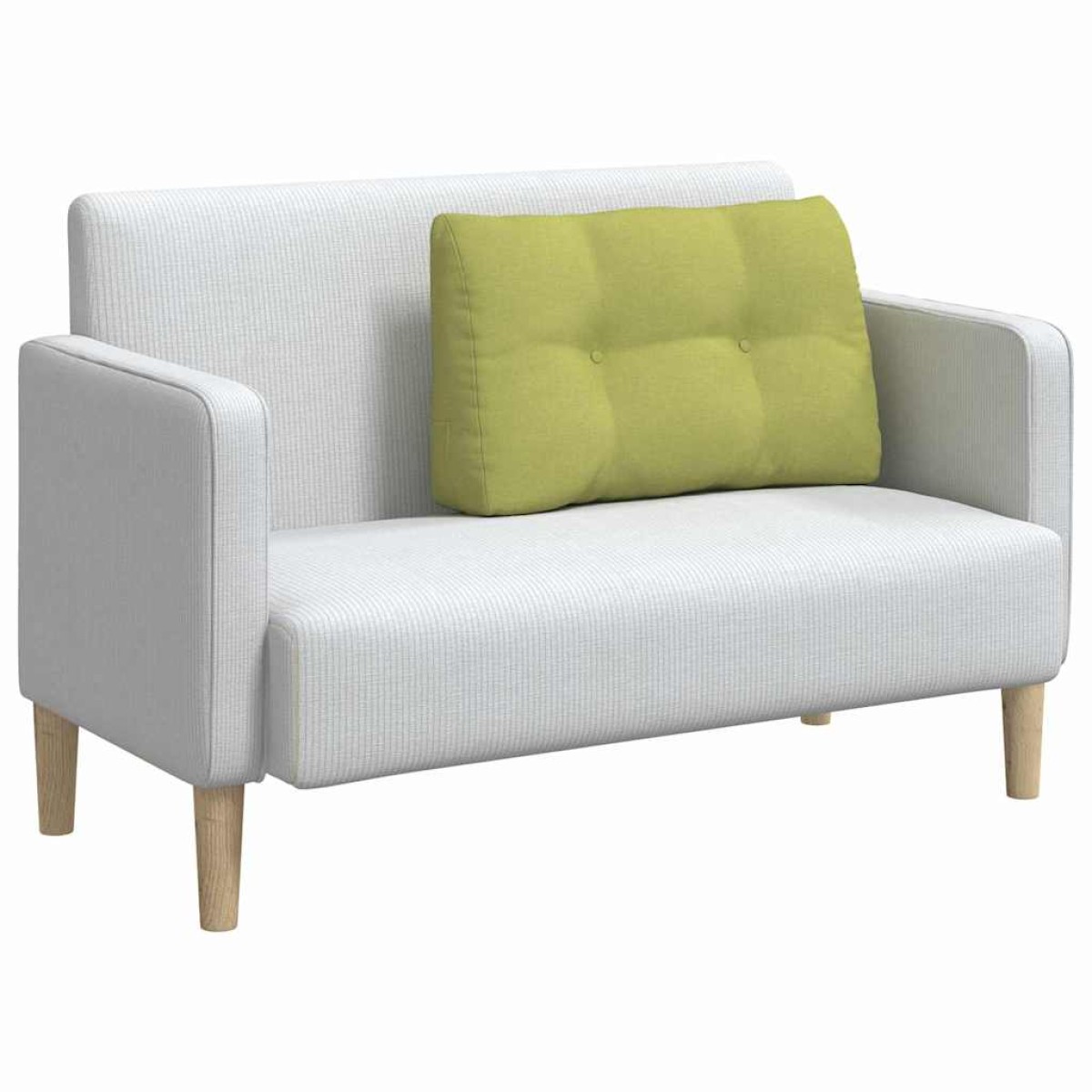vidaXL Μαξιλάρι Πλάτης Ανοιχτό Πράσινο 80 x 24 x 50 εκ ύφασμα