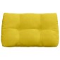 vidaXL Μαξιλάρι Πλάτης Κίτρινο 80 x 24 x 50 εκ Βελούδο