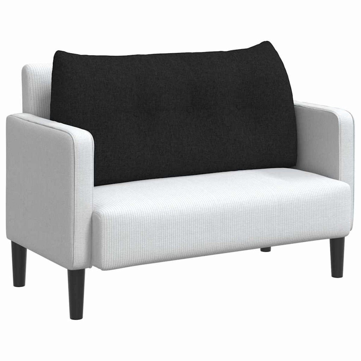 vidaXL Μαξιλάρι Πλάτης Μαύρο 100 x 24 x 50 εκ ύφασμα