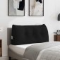 vidaXL Μαξιλάρι Πλάτης Μαύρο 100 x 24 x 50 εκ ύφασμα