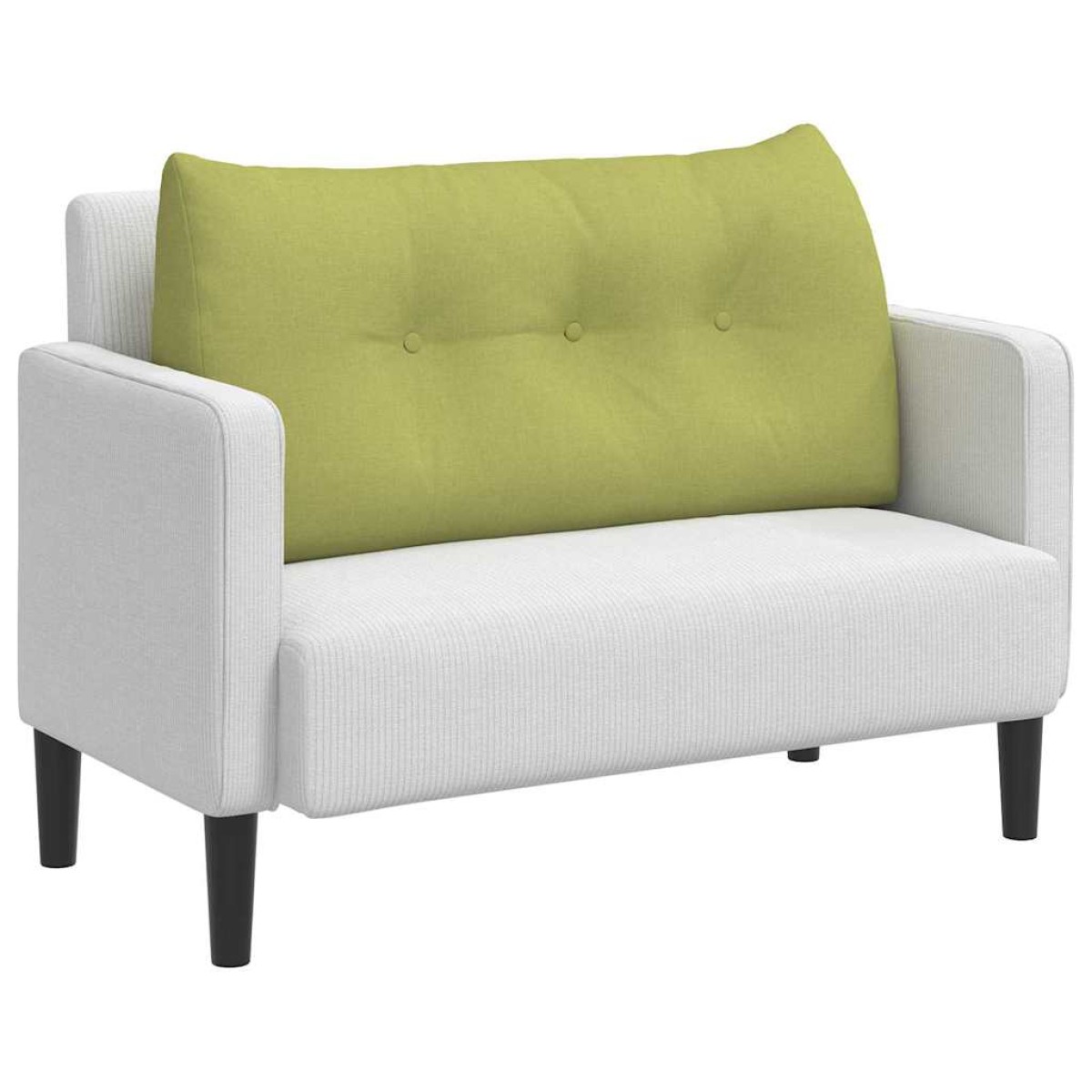 vidaXL Μαξιλάρι Πλάτης Ανοιχτό Πράσινο 100 x 24 x 50 εκ ύφασμα