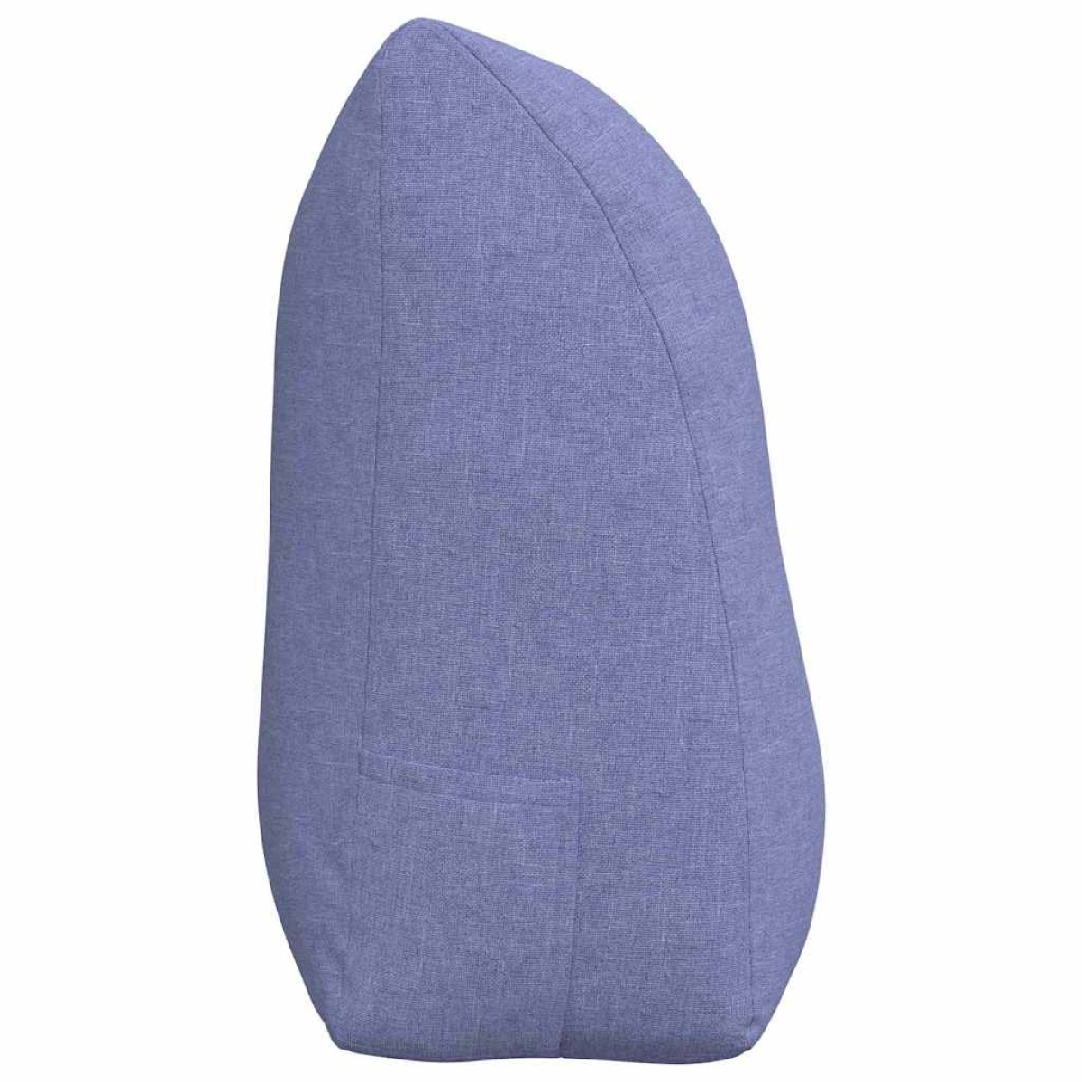 vidaXL Μαξιλάρι Πλάτης Μπλε τζην 100 x 24 x 50 εκ ύφασμα