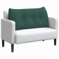 vidaXL Μαξιλάρι Πλάτης Σκούρο Πράσινο 100 x 24 x 50 εκ Βελούδο