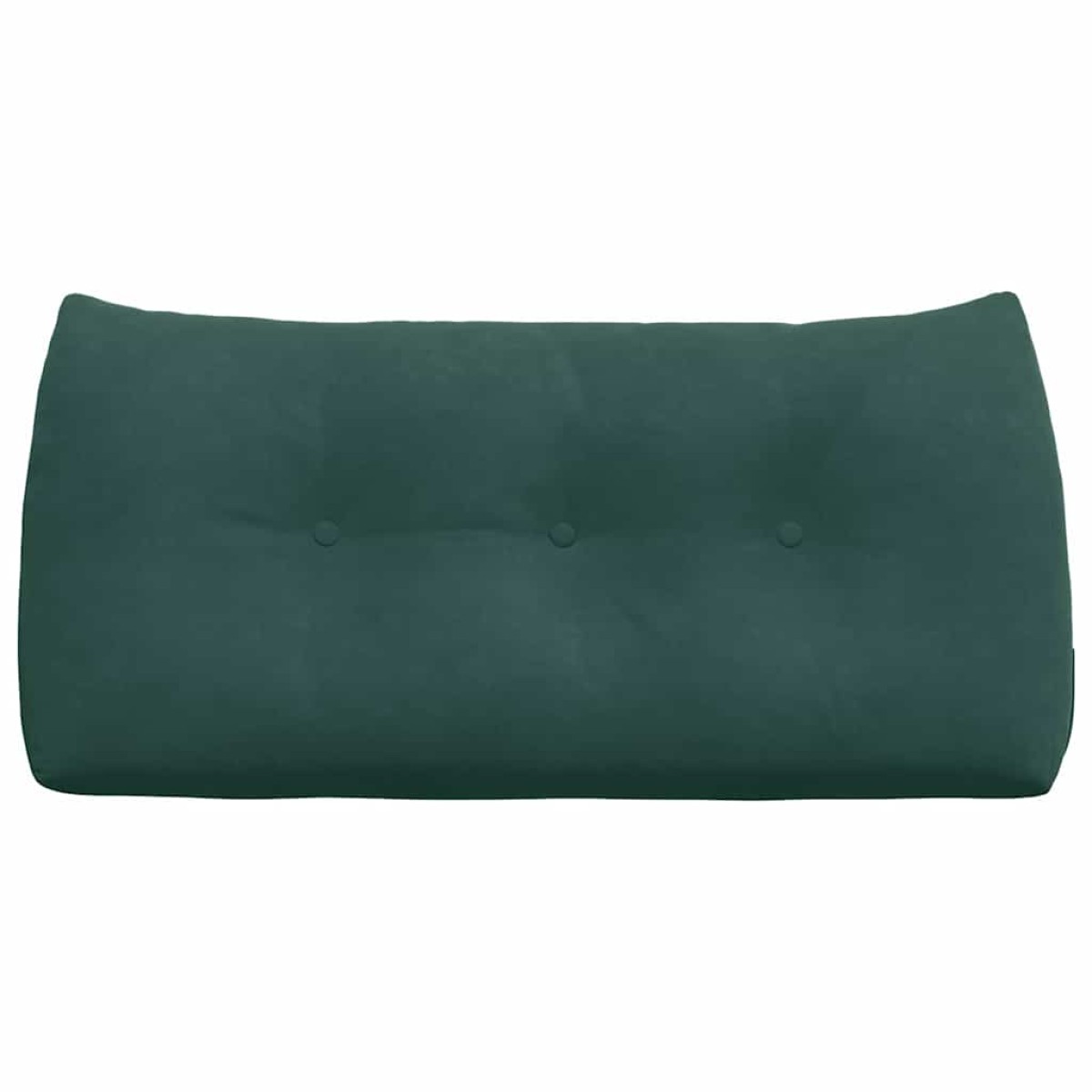 vidaXL Μαξιλάρι Πλάτης Σκούρο Πράσινο 100 x 24 x 50 εκ Βελούδο