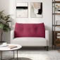 vidaXL Μαξιλάρι Πλάτης Κόκκινο 100 x 24 x 50 εκ Βελούδο