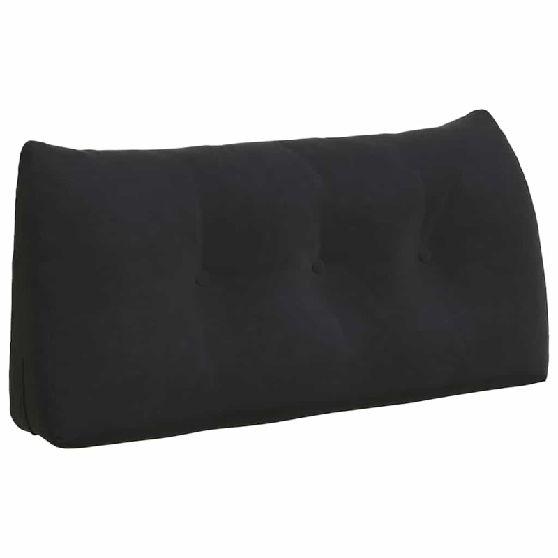 vidaXL Μαξιλάρι Πλάτης Μαύρο 100 x 24 x 50 εκ Βελούδο