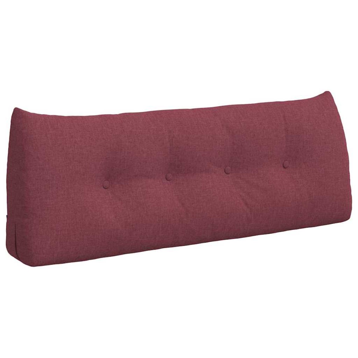 vidaXL Μαξιλάρι Πλάτης Κόκκινο 120 x 24 x 50 εκ ύφασμα