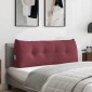 vidaXL Μαξιλάρι Πλάτης Κόκκινο 120 x 24 x 50 εκ ύφασμα