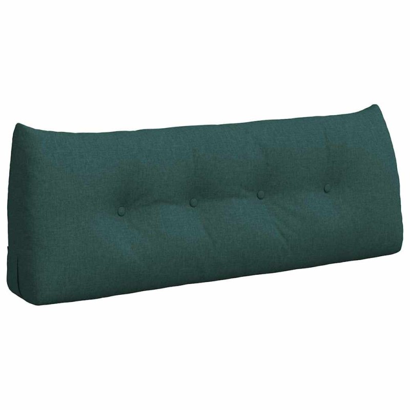 vidaXL Μαξιλάρι Πλάτης Σκούρο Πράσινο 120 x 24 x 50 εκ ύφασμα
