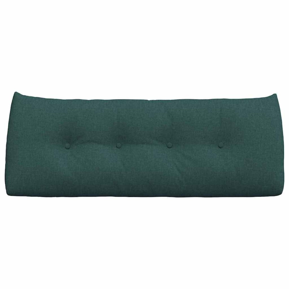 vidaXL Μαξιλάρι Πλάτης Σκούρο Πράσινο 120 x 24 x 50 εκ ύφασμα