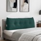 vidaXL Μαξιλάρι Πλάτης Σκούρο Πράσινο 120 x 24 x 50 εκ ύφασμα