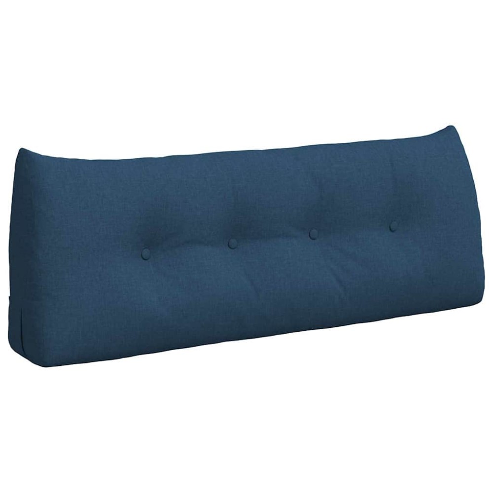 vidaXL Μαξιλάρι Πλάτης Μπλε 120 x 24 x 50 εκ ύφασμα