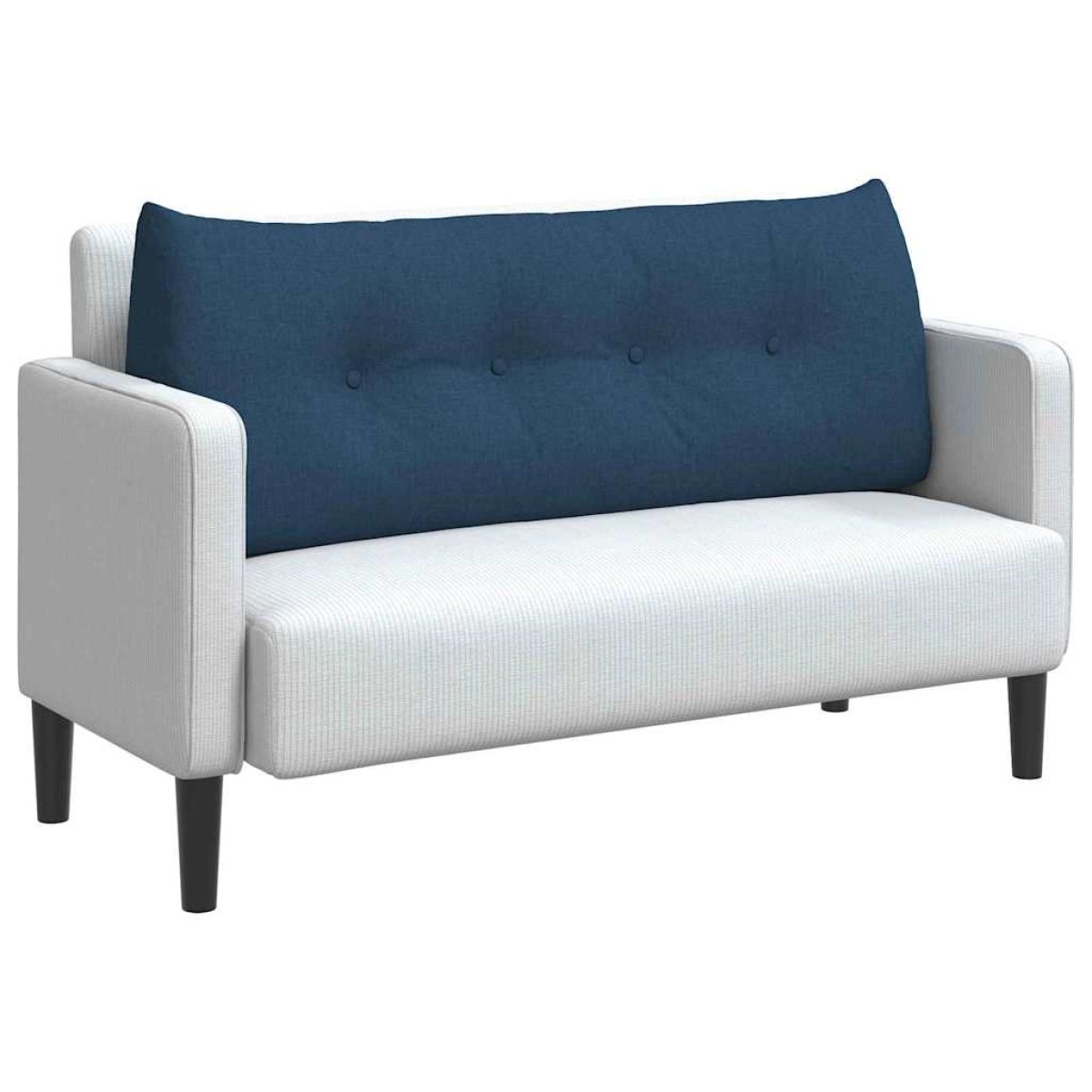 vidaXL Μαξιλάρι Πλάτης Μπλε 120 x 24 x 50 εκ ύφασμα