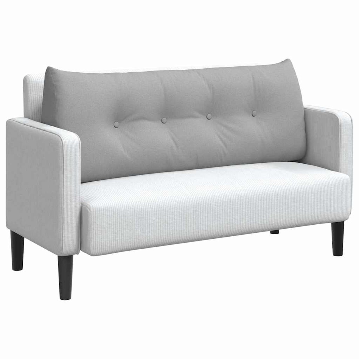 vidaXL Μαξιλάρι Πλάτης Σκίουρος Γκρί 120 x 24 x 50 εκ ύφασμα
