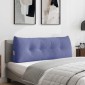 vidaXL Μαξιλάρι Πλάτης Μπλε τζην 120 x 24 x 50 εκ ύφασμα