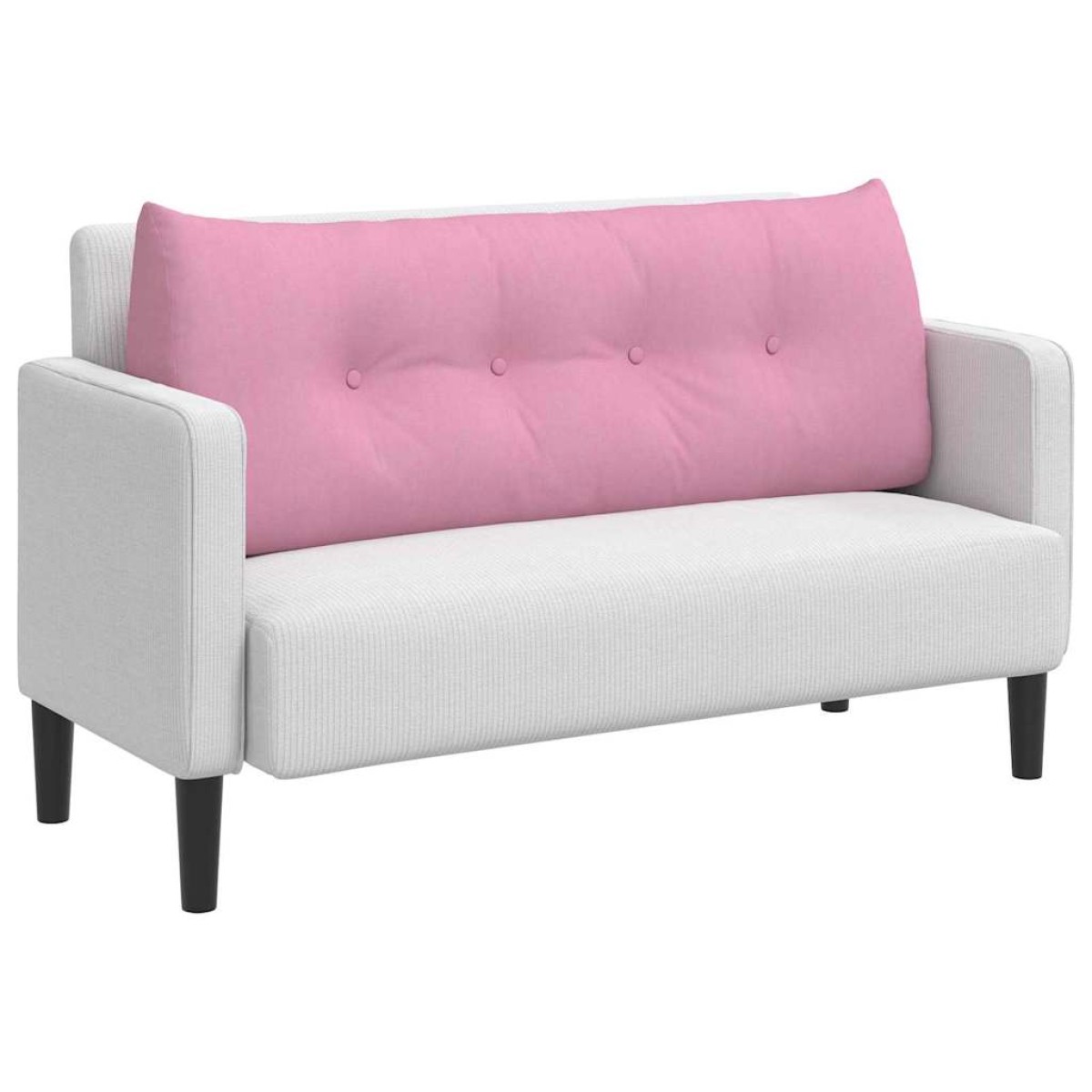 vidaXL Μαξιλάρι Πλάτης Ροζ 120 x 24 x 50 εκ ύφασμα