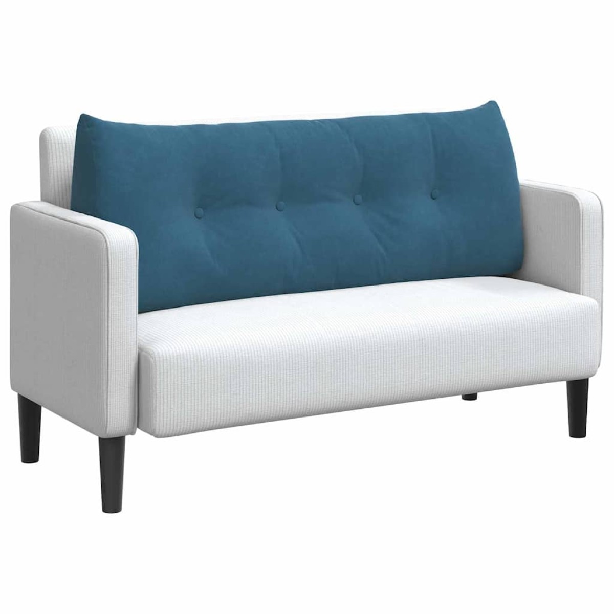 vidaXL Μαξιλάρι Πλάτης Μπλε 120 x 24 x 50 εκ Βελούδο