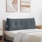 vidaXL Μαξιλάρι Πλάτης Σκούρο Γκρι 120 x 24 x 50 εκ Βελούδο