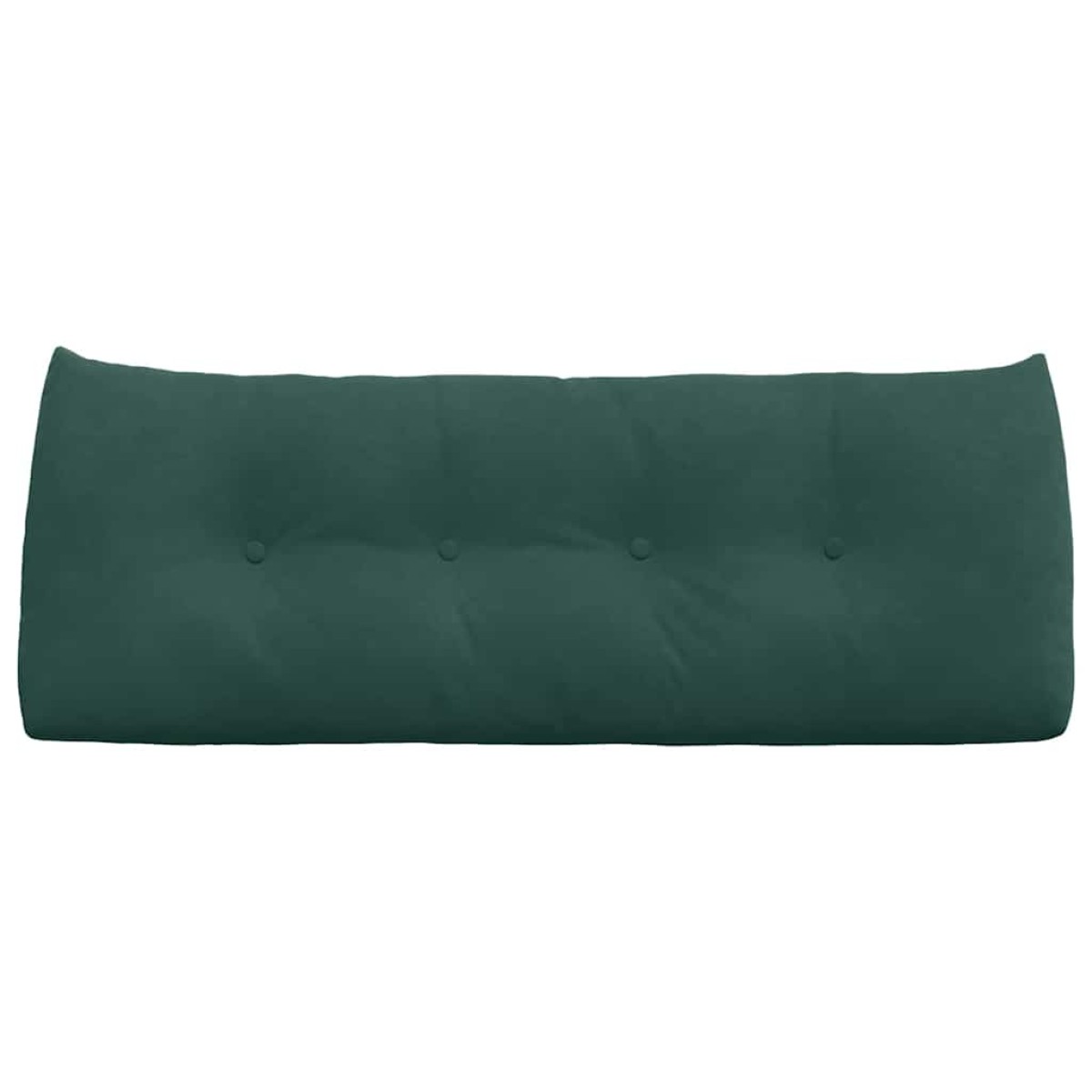 vidaXL Μαξιλάρι Πλάτης Σκούρο Πράσινο 120 x 24 x 50 εκ Βελούδο