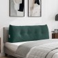 vidaXL Μαξιλάρι Πλάτης Σκούρο Πράσινο 120 x 24 x 50 εκ Βελούδο