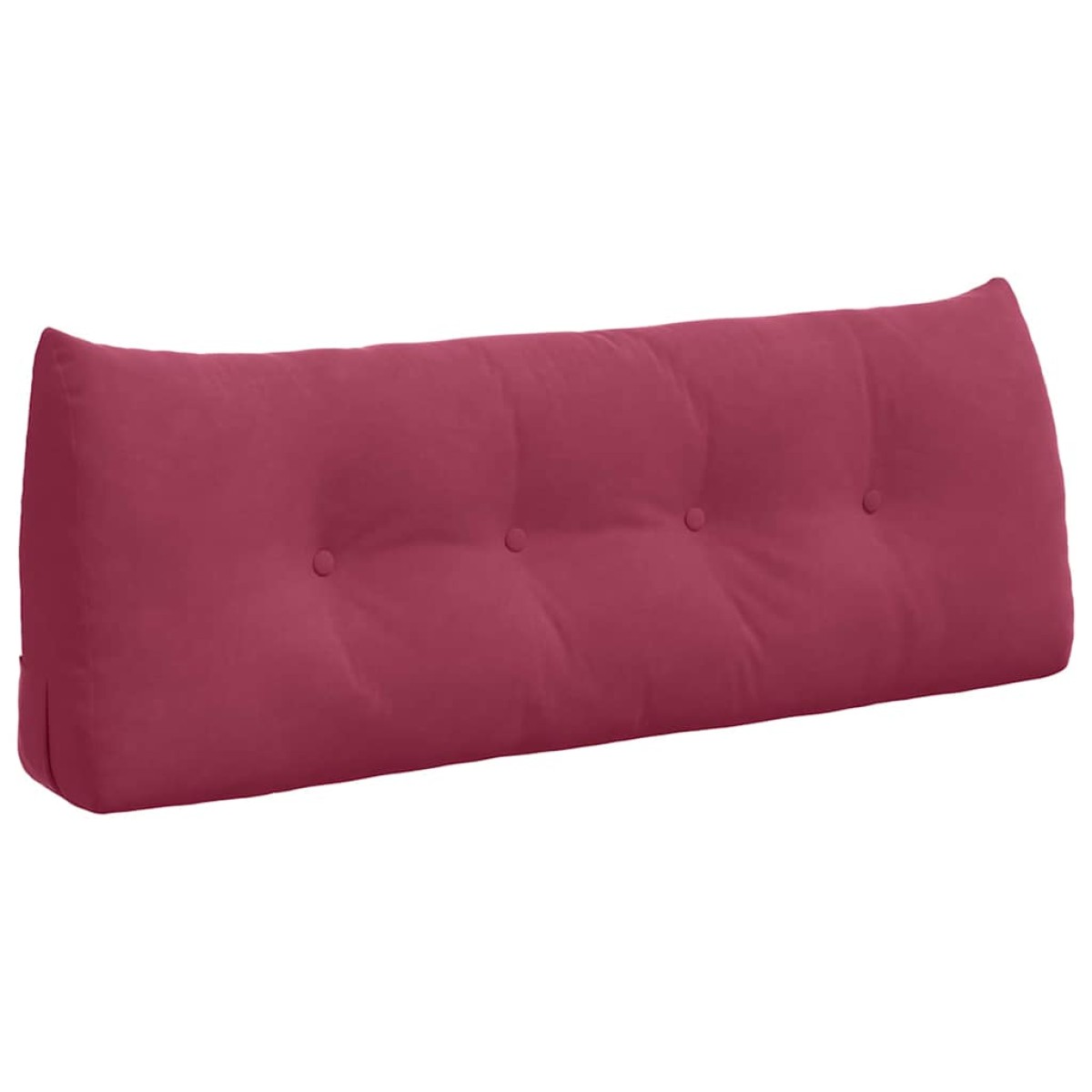 vidaXL Μαξιλάρι Πλάτης Κόκκινο 120 x 24 x 50 εκ Βελούδο