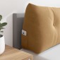 vidaXL Μαξιλάρι Πλάτης Καφέ 120 x 24 x 50 εκ Βελούδο