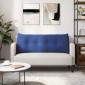 vidaXL Μαξιλάρι Πλάτης Μπλε Αστυνομίας 120 x 24 x 50 εκ Βελούδο
