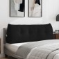 vidaXL Μαξιλάρι Πλάτης Μαύρο 140 x 24 x 50 εκ ύφασμα