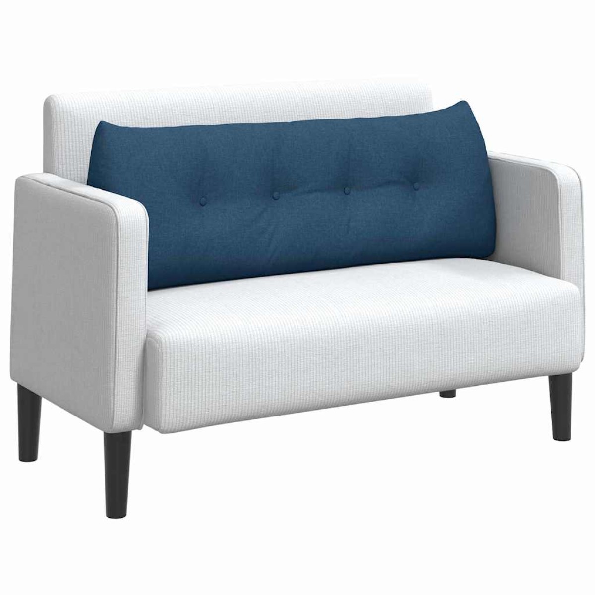 vidaXL Μαξιλάρι Πλάτης Μπλε 140 x 24 x 50 εκ ύφασμα