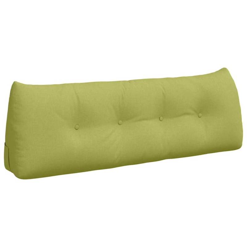 vidaXL Μαξιλάρι Πλάτης Ανοιχτό Πράσινο 140 x 24 x 50 εκ ύφασμα