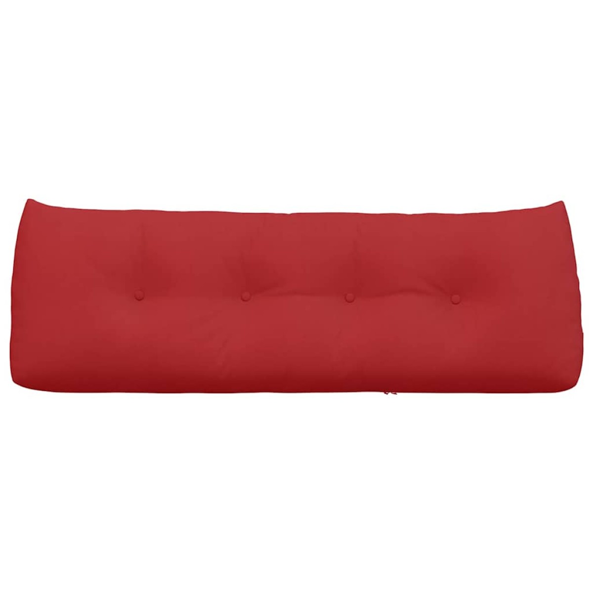vidaXL Μαξιλάρι Πλάτης Κόκκινο 140 x 24 x 50 εκ ύφασμα