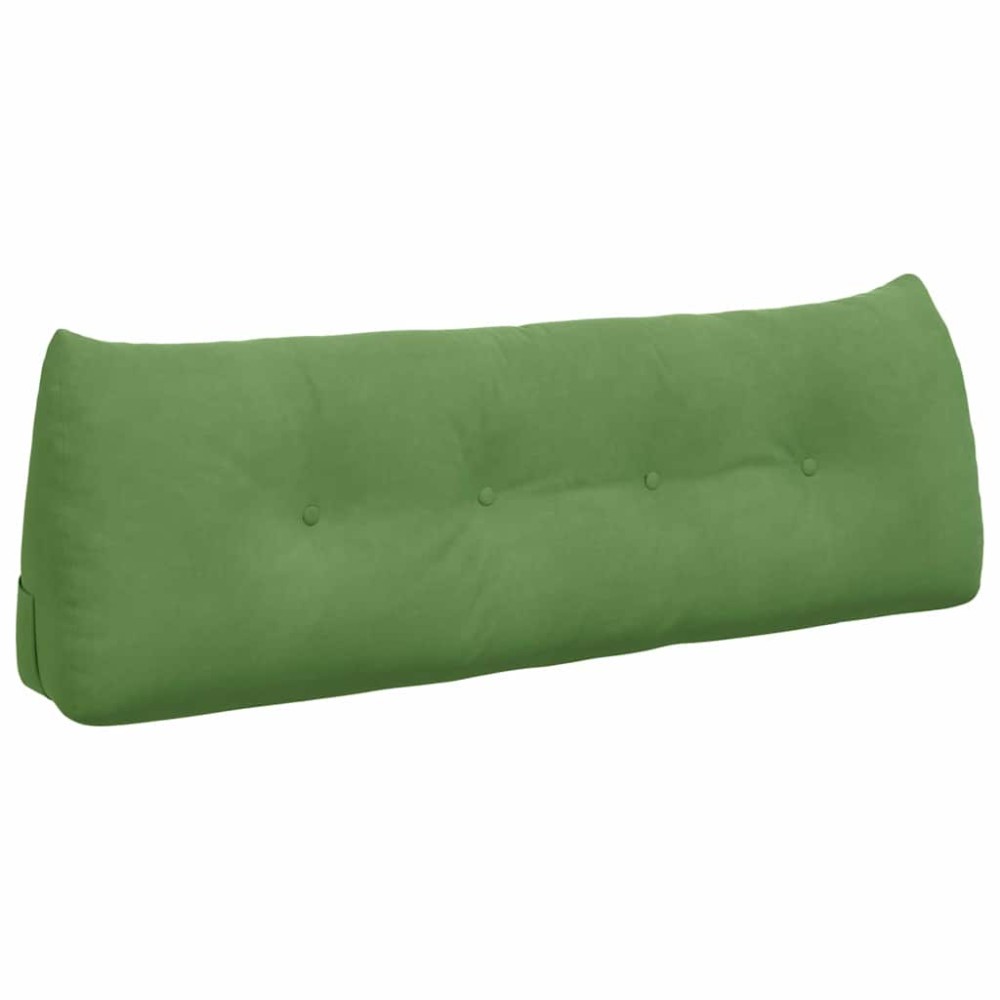 vidaXL Μαξιλάρι Πλάτης Ανοιχτό Πράσινο 140 x 24 x 50 εκ Βελούδο