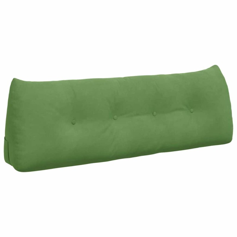 vidaXL Μαξιλάρι Πλάτης Ανοιχτό Πράσινο 140 x 24 x 50 εκ Βελούδο