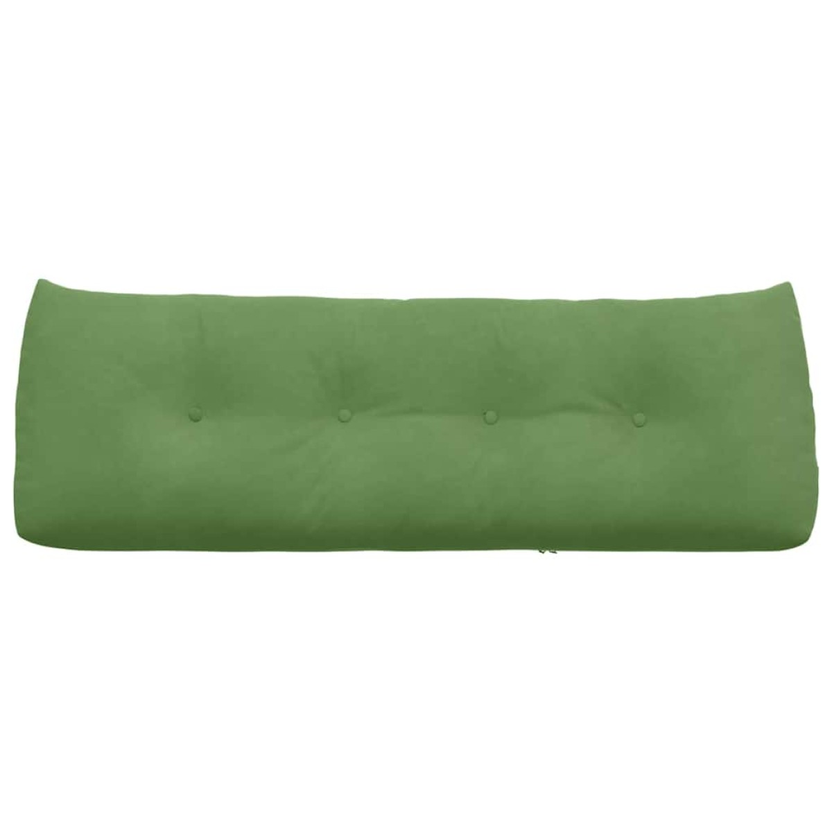 vidaXL Μαξιλάρι Πλάτης Ανοιχτό Πράσινο 140 x 24 x 50 εκ Βελούδο