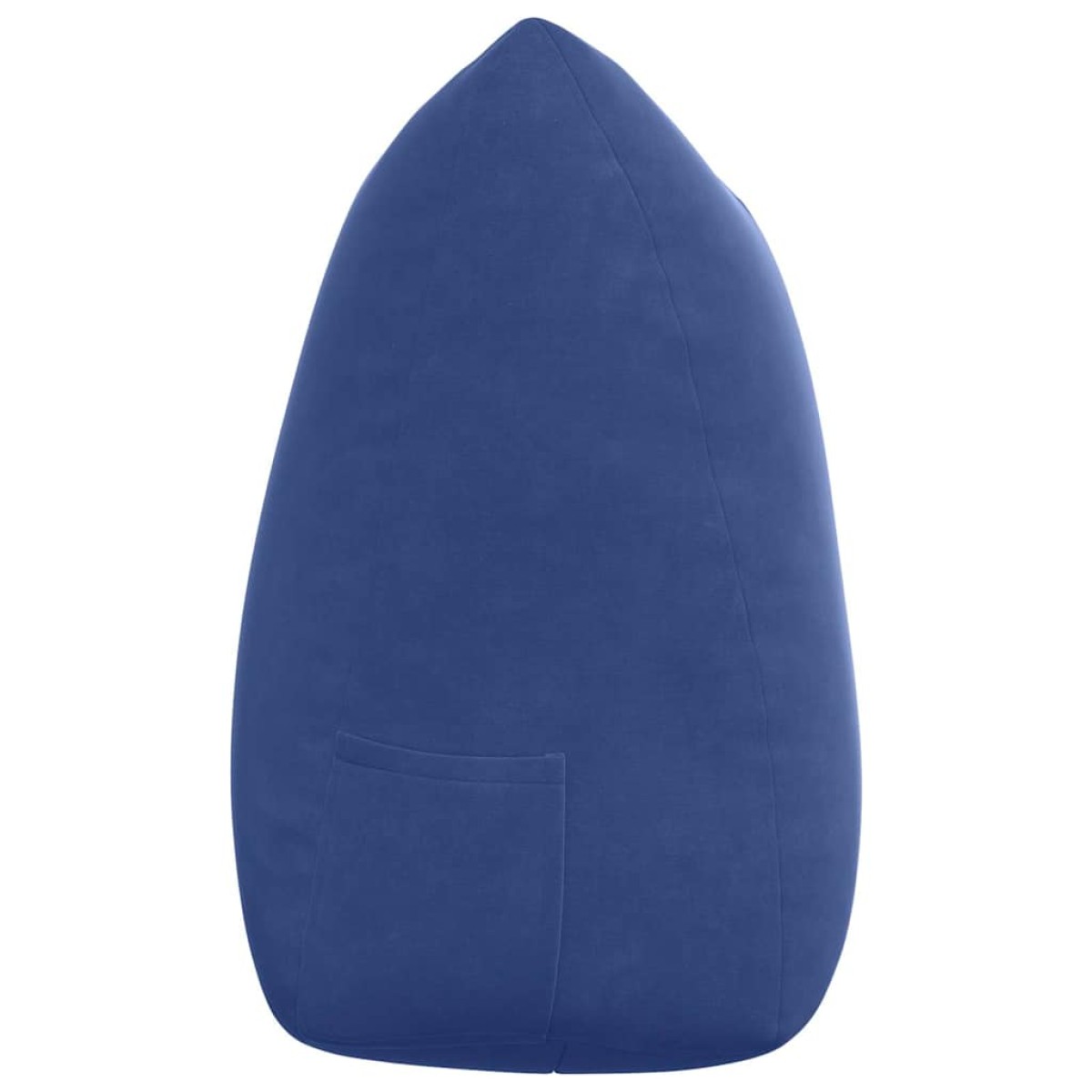 vidaXL Μαξιλάρι Πλάτης Μπλε Αστυνομίας 140 x 24 x 50 εκ Βελούδο
