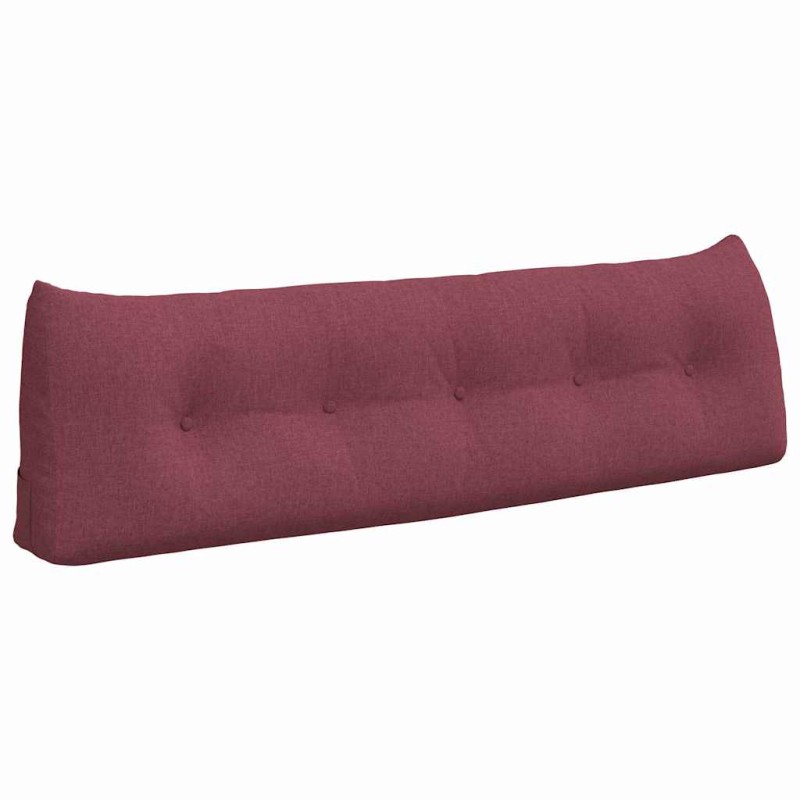 vidaXL Μαξιλάρι Πλάτης Κόκκινο 160 x 24 x 50 εκ ύφασμα