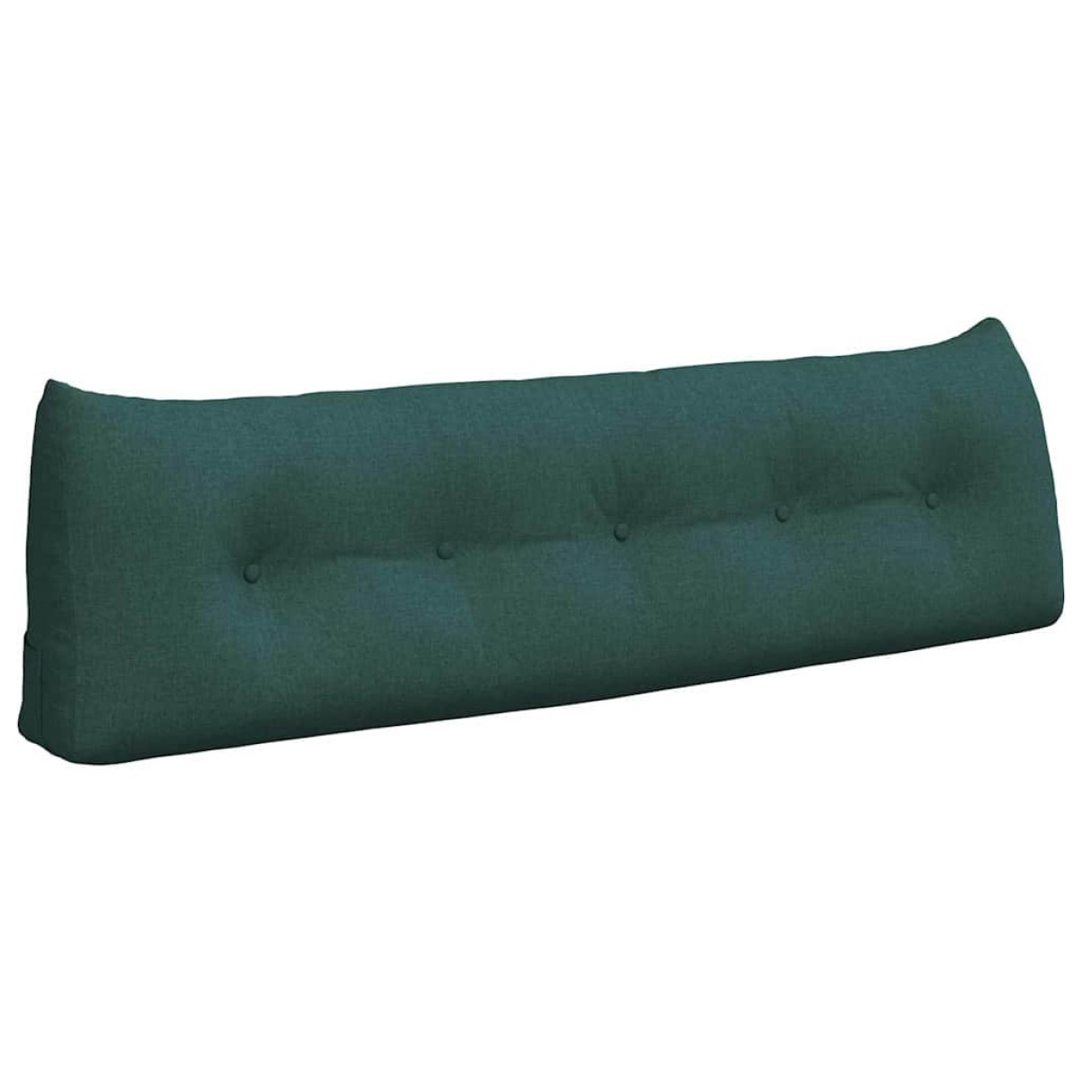 vidaXL Μαξιλάρι Πλάτης Σκούρο Πράσινο 160 x 24 x 50 εκ ύφασμα