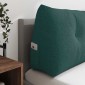 vidaXL Μαξιλάρι Πλάτης Σκούρο Πράσινο 160 x 24 x 50 εκ ύφασμα