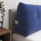 vidaXL Μαξιλάρι Πλάτης Μπλε Αστυνομίας 160 x 24 x 50 εκ Βελούδο
