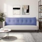 vidaXL Μαξιλάρι Πλάτης Μπλε τζην 180 x 24 x 50 εκ ύφασμα