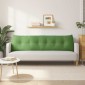 vidaXL Μαξιλάρι Πλάτης Ανοιχτό Πράσινο 180 x 24 x 50 εκ Βελούδο